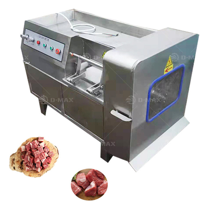 Meat Cube Cutting Machine for Frozen Pork Beef Mutton Chicken Duck Meat Dicing Processing