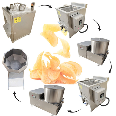 Semi-Automatic Potato Chips Production Line for Easy Operation and Automatic Control