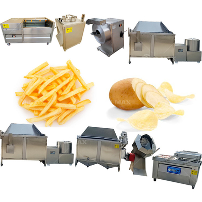 Semi-Automatic Potato Chips Production Line for Easy Operation and Automatic Control