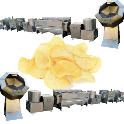 Semi-Automatic Potato Chips Production Line for Easy Operation and Automatic Control