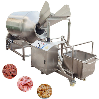 Fully Automatic Vacuum Roll Kneading Machine for Meat Marinating and Tumbling Process
