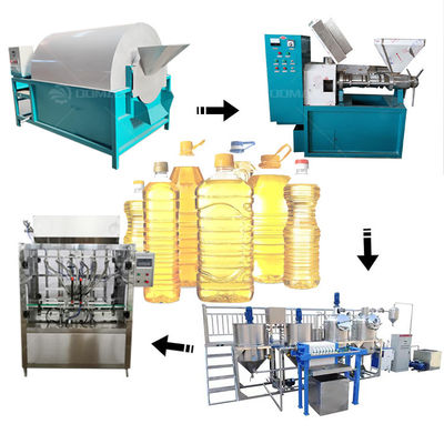 Voltage 380V Seed Roaster Oil Extraction Machine Filter Refining Machine Complete Production Line Oil Press Machine Plant