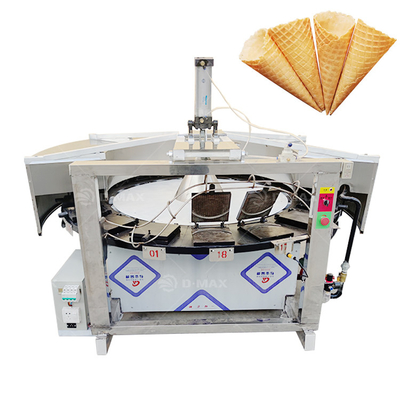 300pcs/h Capacity Electric/Gas Crispy Biscuit Roll Maker for Delicious Wafer Biscuits
