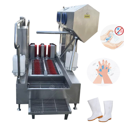 Hygiene Station Cleaning Equipment Automatic Boots Wash Stand with 6 Person/Min Speed