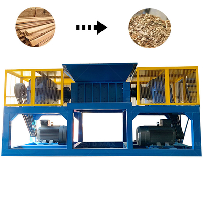 Customized Wood Double Shaft Shredder Machine for Eco-Friendly Scrap Waste Disposal