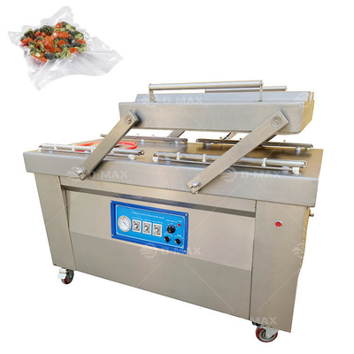 Food and Vegetable Double Chamber Vacuum Packing Machine with Adjustable Seal Width