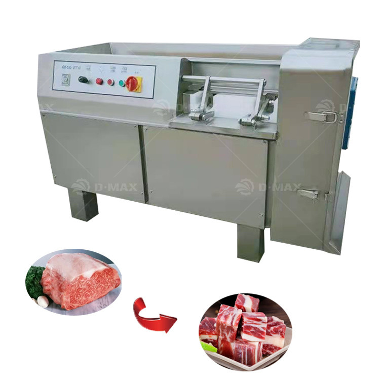 Meat Cube Cutting Machine for Frozen Pork Beef Mutton Chicken Duck Meat Dicing Processing