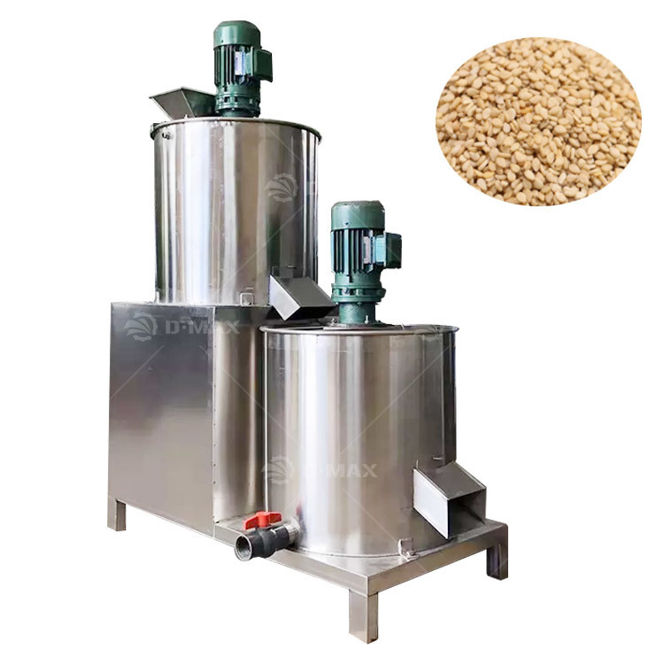 310 KG Stainless Steel Sesame Seed Peeling Machine with Auto Function 1540*710*2010mm