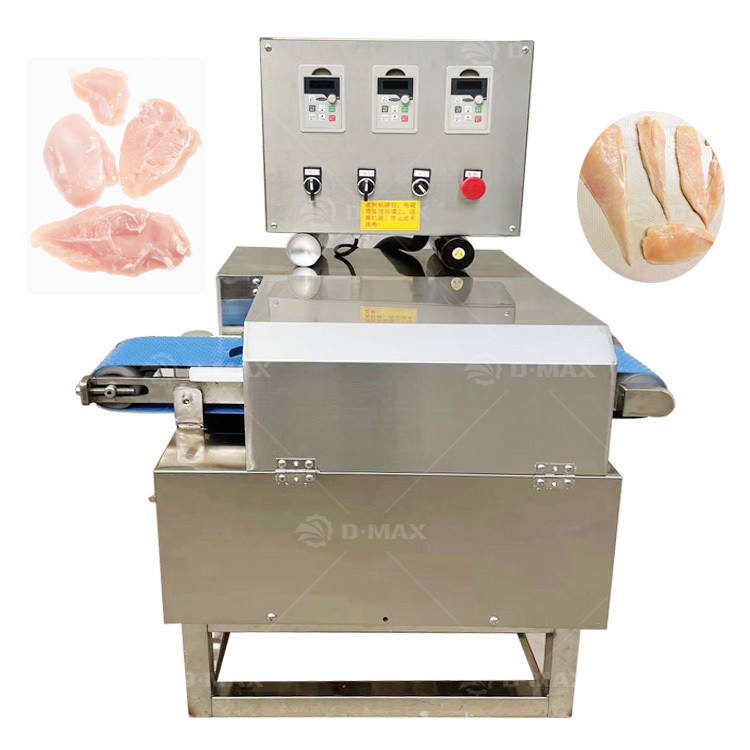 Parallel Frozen Meat Slicing Machine Perfect for Slicing Chicken Breast and Fish Meat