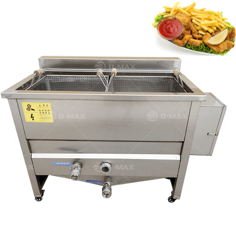 Frying Processing Line Temperature Control Batch Frying Machine for High Productivity