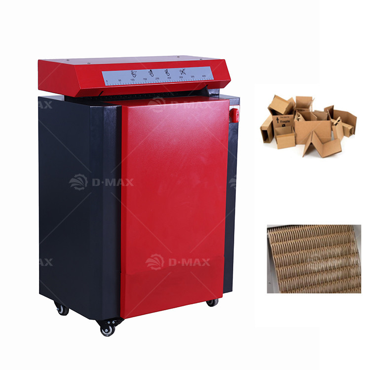 Box Shredding Machine for Waste Paper and Cardboard Shred Function Packing Material 13m/min